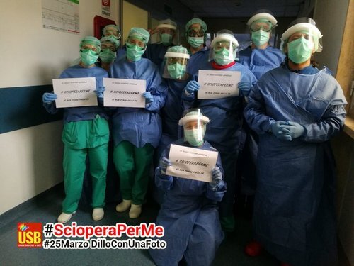 Italian workers strike to force action on the coronavirus pandemic ...